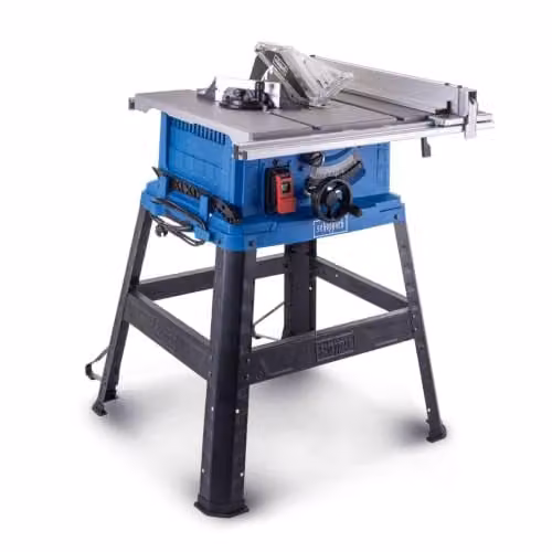 Sierra de mesa Scheppach HS105 de 2000W y 230V en color azul y multicolor