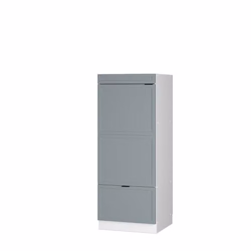 Vicco Armario Alto Fame-Line para Cocina, Azul, Gris y Blanco, An/P/Al: 60 x 58,1 x 153,6 cm