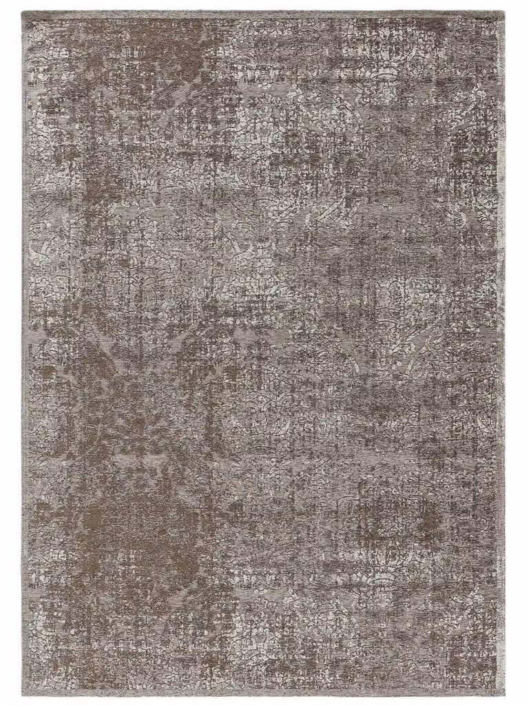 Alfombra de tejido plano Benuta con diseño patchwork vintage en color gris, An/P: 80 x 165 cm