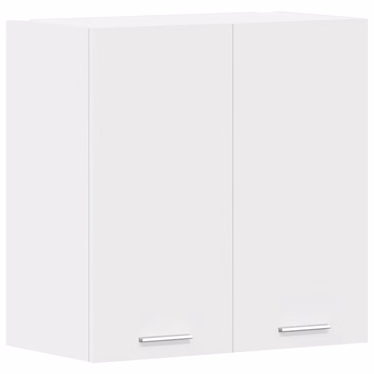 Armario colgante de cocina vidaXL blanco con puertas de bisagra y estantes internos, An/P/Al: 60 x 31 x 60 cm