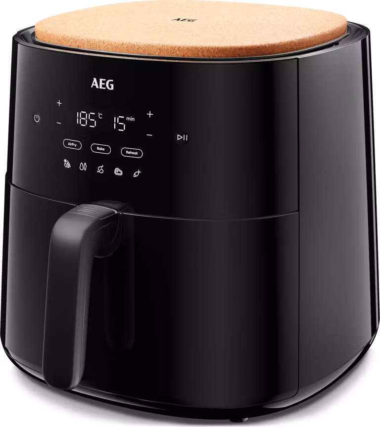 Freidora de aire caliente AEG 7000 modelo AAF7B de 6,8 litros en color negro