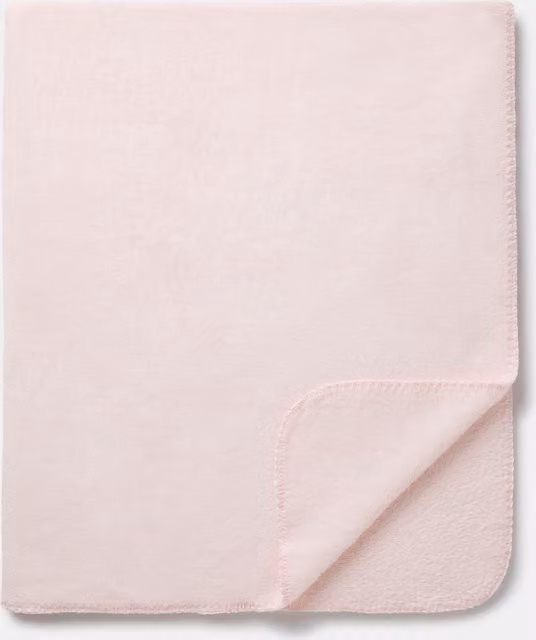 Manta de coral fleece para bebé Cotton Juice Baby Home, color rosa, An/P: 70 x 100 cm