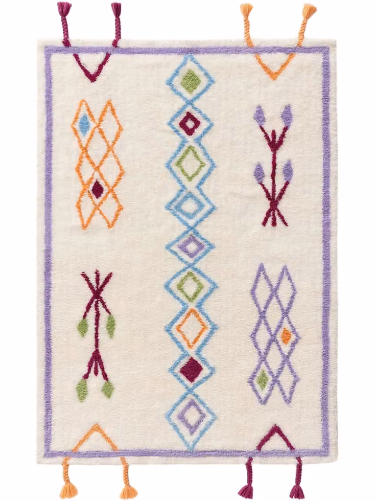 Alfombra infantil Benuta con diseño de animales multicolor de estilo boho, An/P: 120 x 170 cm