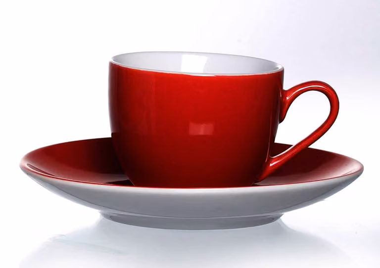 Taza de espresso Ritzenhoff & Breker Serie Doppio en color rojo de cerámica o porcelana