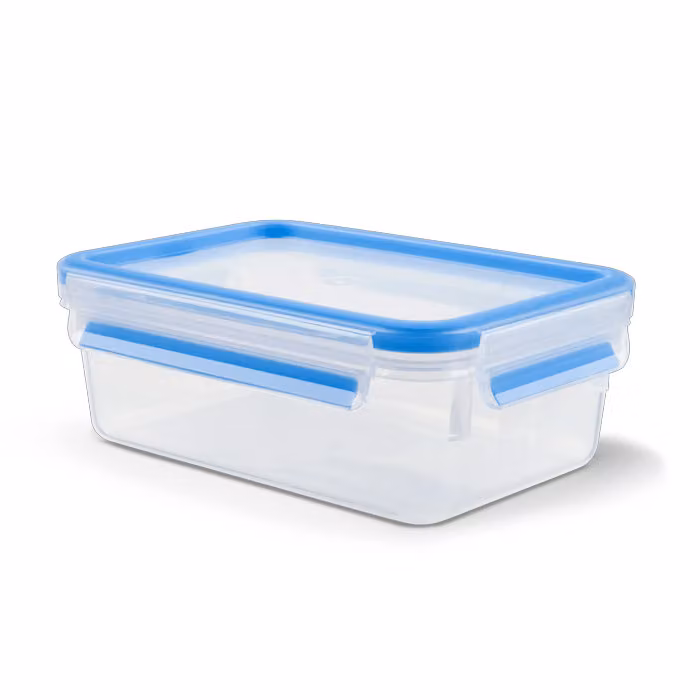 Recipiente hermético rectangular Tefal Masterseal de plástico transparente de 1 l