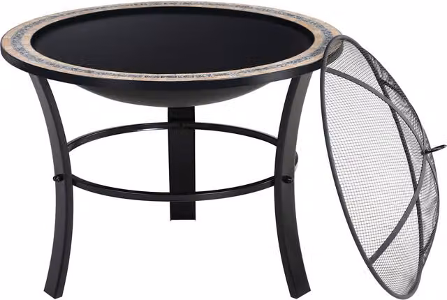 Brasero de mosaico redondo NORTHIX en acero con recubrimiento en polvo, multicolor, Diámetro: 82 cm