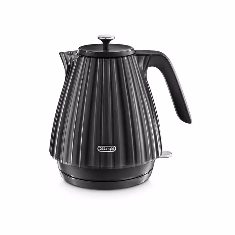 Hervidor De'Longhi Ballerina KBD2001.BK Negro con acabado en cristal