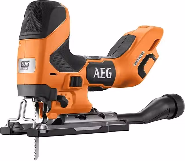 Sierra de calar de batería AEG Pro 18V BST 18BSBL color naranja sin batería