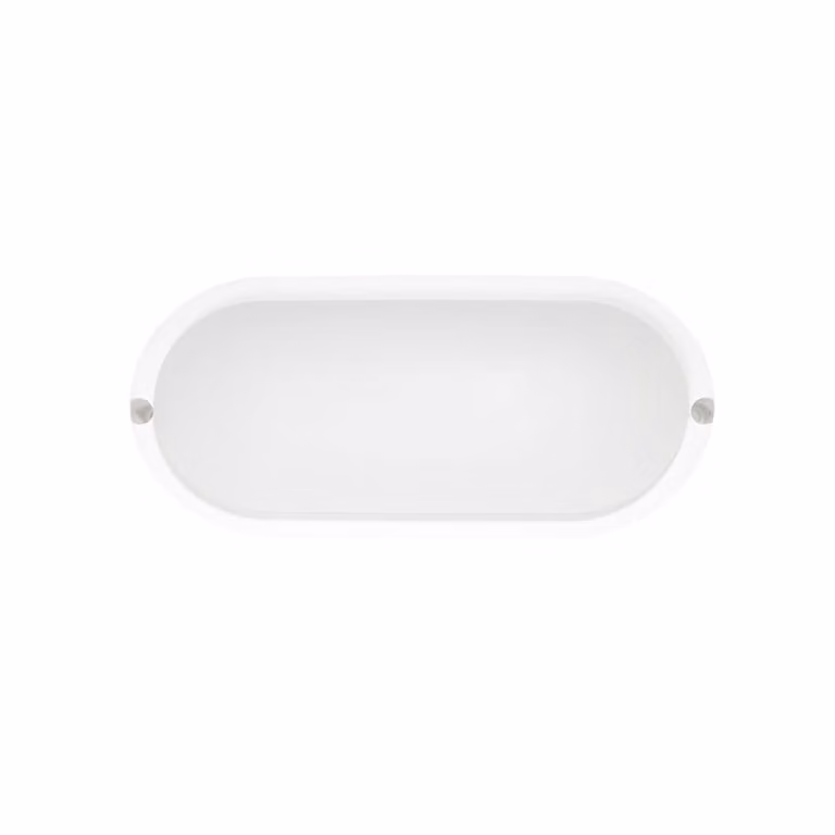 Lámpara de techo LED ovalada Beneito & Faure blanca IP65 12W 4000K