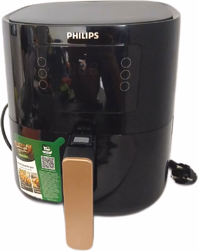 Freidora de aire Philips Serie 5000 con conexión Wi-Fi y control por aplicación, 4,1 litros, color negro