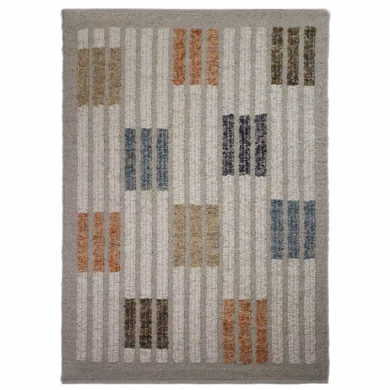 Alfombra de lana multicolor Flair Rugs de estilo patchwork y diseño moderno, An/P: 140 x 200 cm