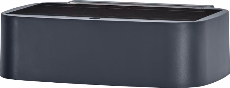 Lámpara de pared LED solar Osram Endura Style con diseño updown, 7,6W, 520 lúmenes, luz blanca cálida 3000K, sensor de luz diurna e IP65
