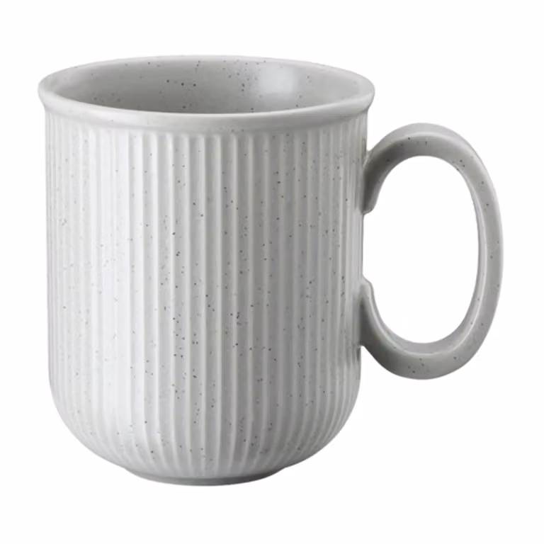 Taza de cerámica Rosenthal Thomas Clay en color gris y blanco de 450 ml