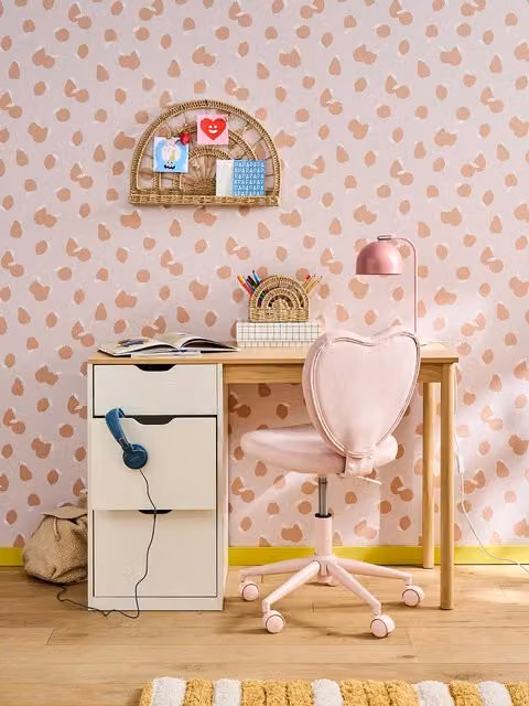 Escritorio de madera Vertbaudet para niños en color blanco