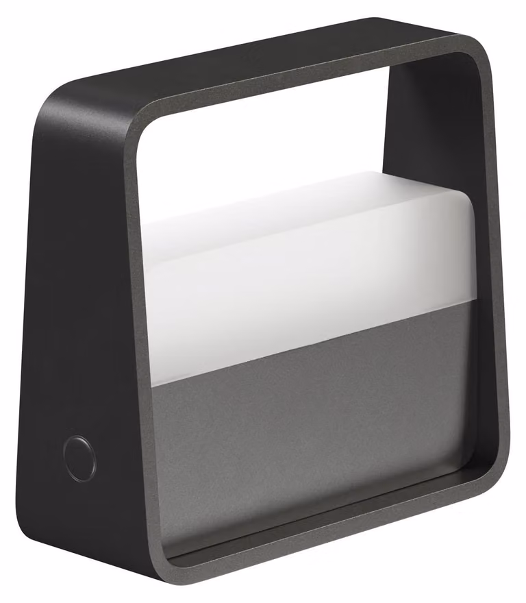 Lámpara de mesa portátil LED regulable Beneito & Faure color negro con batería recargable y luz blanca cálida 3000K