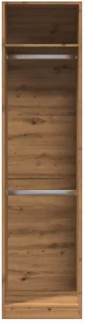 Armario de madera vidaXL color roble con puertas batientes An/P/Al: 50 x 50 x 200 cm