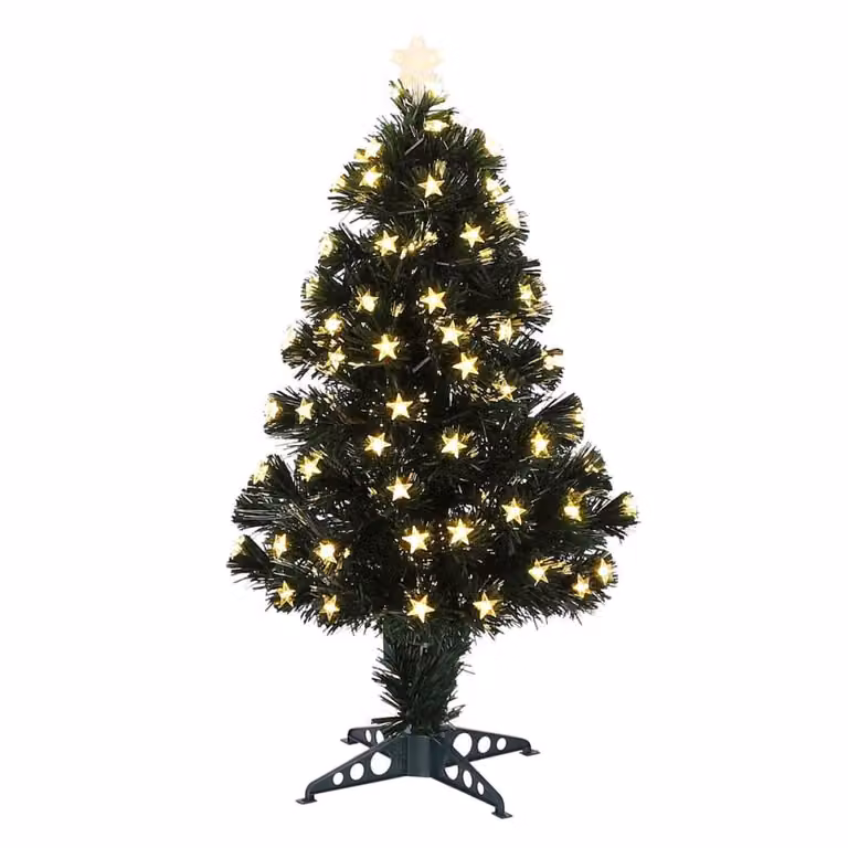 Árbol de Navidad Artificial Luca Lighting con Luces LED Blanco Cálido, An/P/Al: 40 x 40 x 90 cm