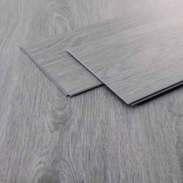 Suelo vinílico de PVC ML Design Modern Living color gris Windswell Hickory con efecto madera, sistema de click, 7,7 m², An: 18 cm, Al: 122 cm, Grosor: 4,2 mm