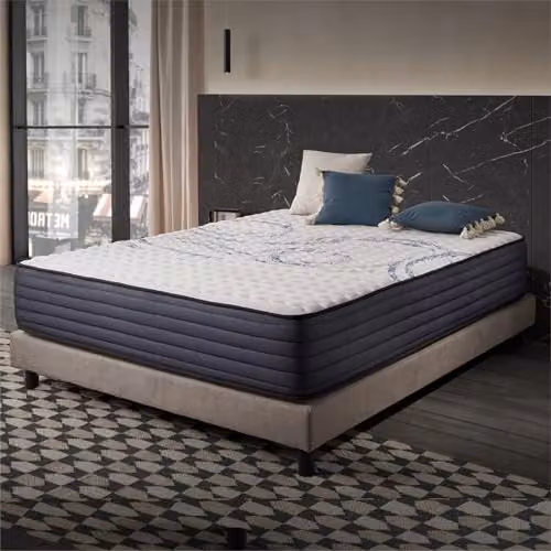 Colchón viscoelástico Naturalex Perfectsleep de 150 x 190 cm, altura 32 cm, con regulación de temperatura y certificación Oeko-Tex