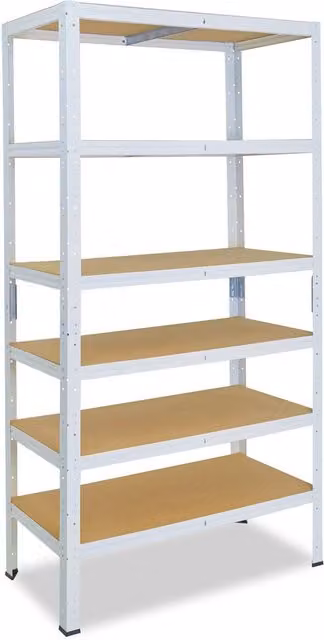 Estantería Shelfplaza Home blanca con 6 baldas ajustables An/P/Al: 80 x 60 x 230 cm