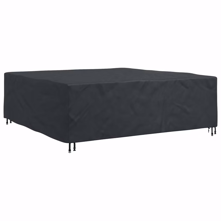 Funda para muebles lisa vidaXL impermeable color negro An/P/Al: 235 x 235 x 70 cm