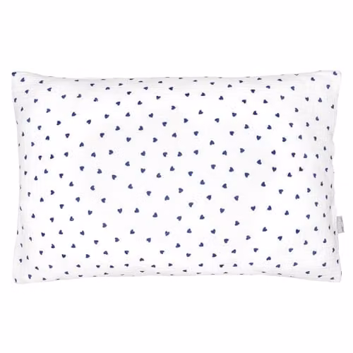 Funda de almohada reversible Sevira Kids Lovio de algodón para niños con diseño floral, An/P/Al: 50 x 70 cm