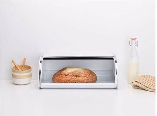 Panera con tapa deslizante Brabantia en color blanco
