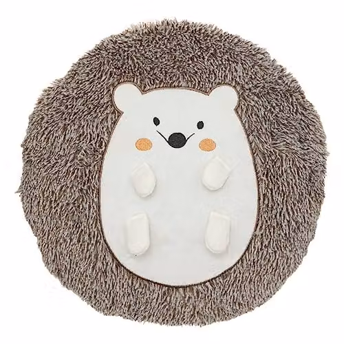 Cojín infantil de peluche con forma de erizo Atmosphera multicolor de 30 x 30 cm