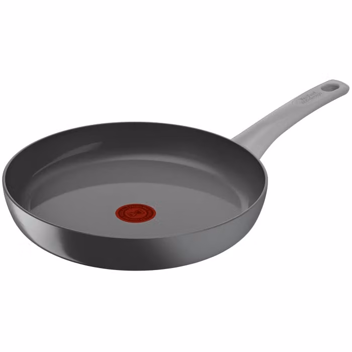 Sartén Tefal Renew On de aluminio con revestimiento cerámico antiadherente en color gris, Diámetro: 28 cm