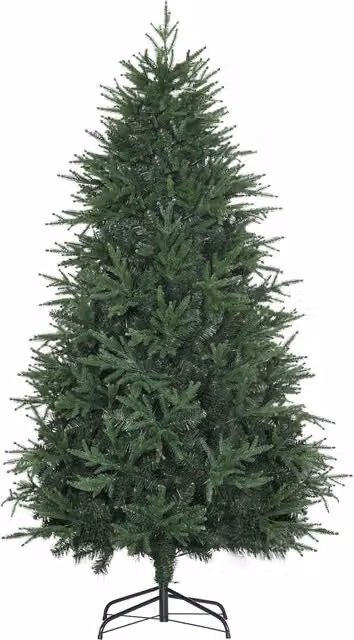 Árbol de Navidad artificial NORTHIX de abeto verde con diseño realista de 180 cm