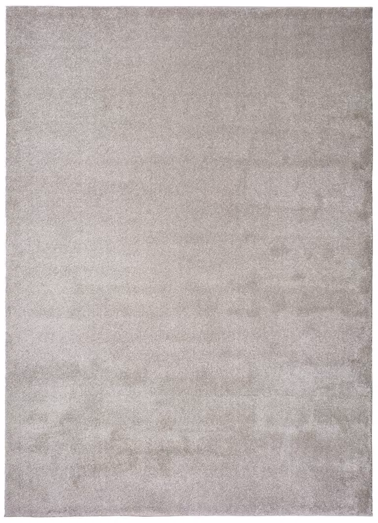 Alfombra Montana de Atticgo en polipropileno, diseño liso y minimalista, color plata, An/P: 200 x 290 cm