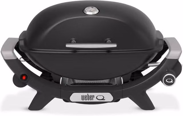 Barbacoa de gas de sobremesa Weber Q 2100N en color negro