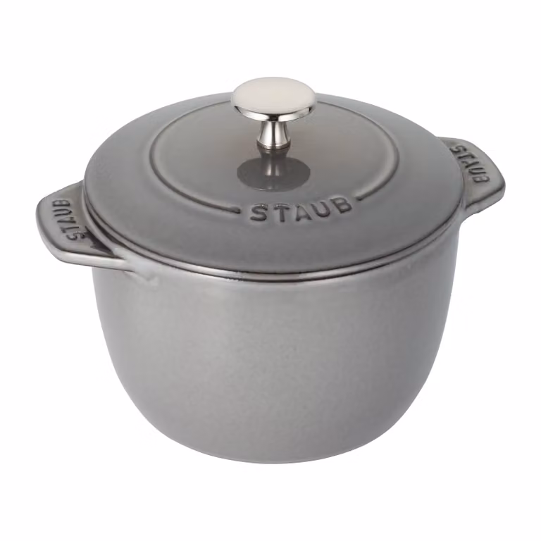 Olla de hierro fundido esmaltado Staub Rice Cocotte gris, 1,6 l