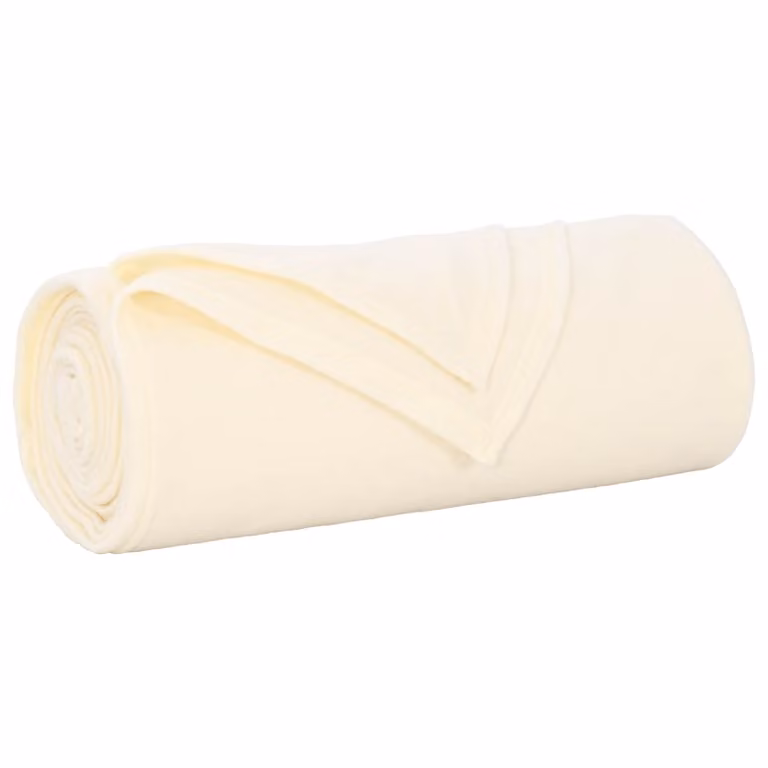 Pack de 24 mantas de sofá vidaXL de lana y vellón, color beige, An: 240 cm, An/P: 240 x 220 cm