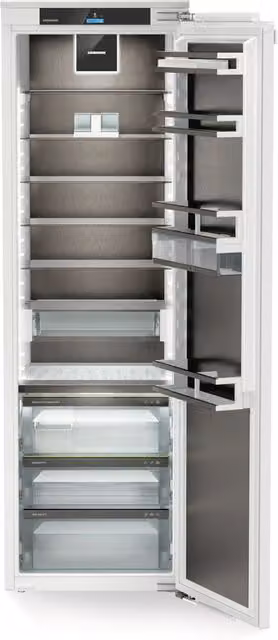 Frigorífico integrable de una puerta Liebherr BioFresh IRBcx 5170 con zona Zero Degree y cajón con control de humedad en color blanco