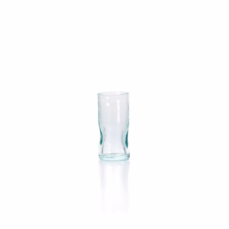 Vaso de chupito de cristal transparente Bazar Bizar An/P/Al: 4 x 4 x 9 cm