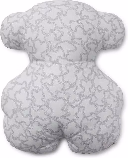 Cojín infantil de oso Tous Baby Hkaos en color gris