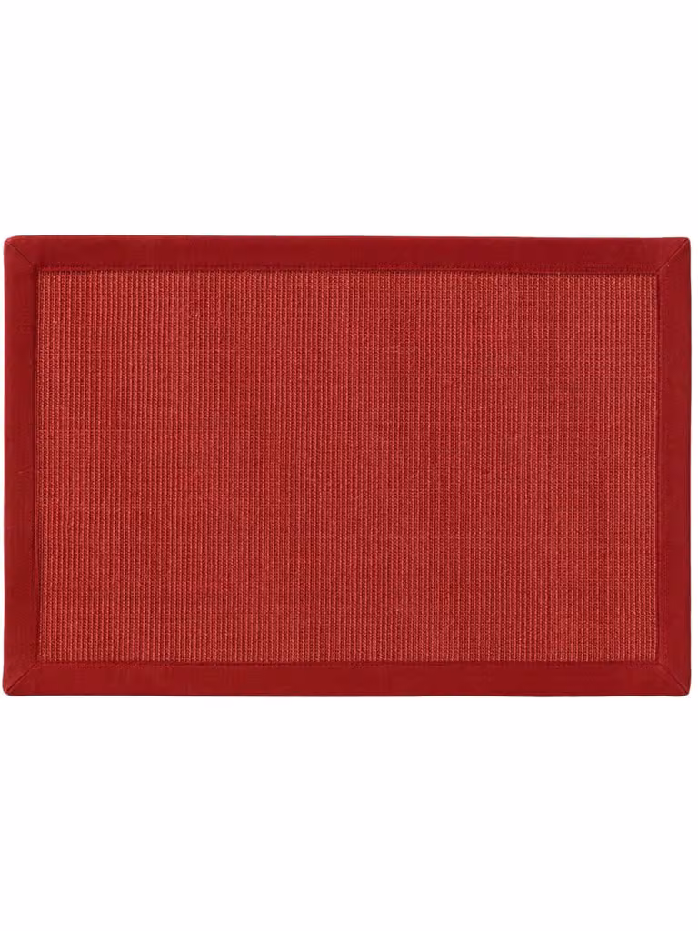 Estera Benuta de sisal y yute roja de forma rectangular An/P: 60 x 90 cm