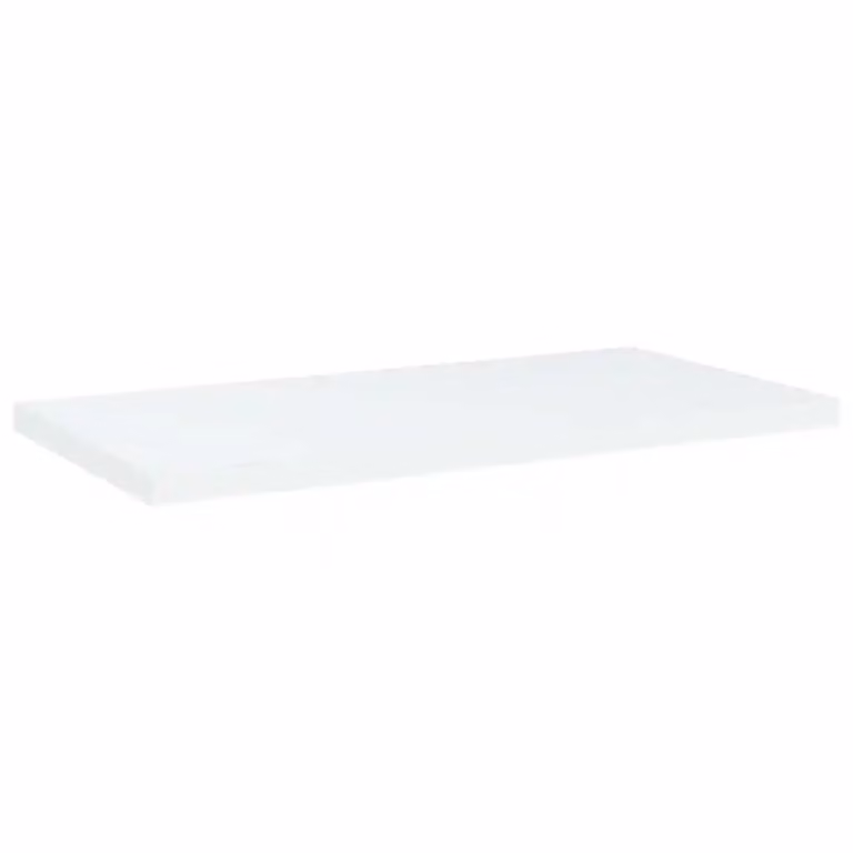 Set de 4 estantes de madera contrachapada vidaXL en color blanco para pared, An/P/Al: 40 x 20 x 1,5 cm