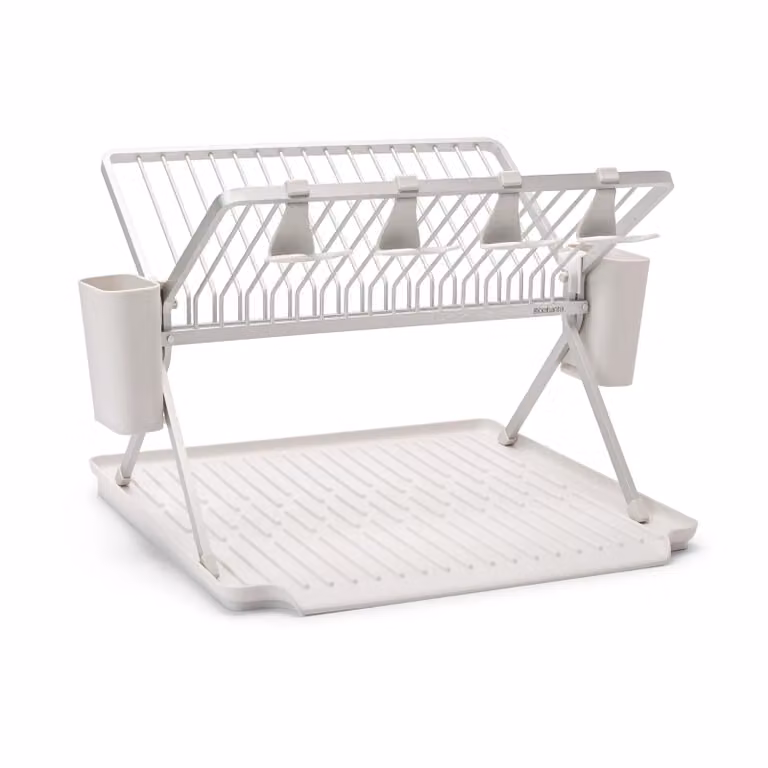 Escurreplatos plegable Sinkside de Brabantia en gris claro, 51 cm