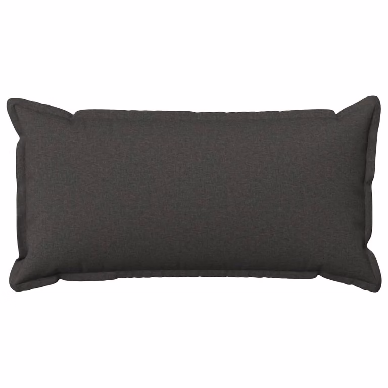 Pack de 2 fundas de almohada vidaXL HOUTEN de poliéster, color gris, 40 x 70 cm
