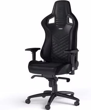Silla Gaming Noblechairs Epic en color negro con acabado mate y piel sintética