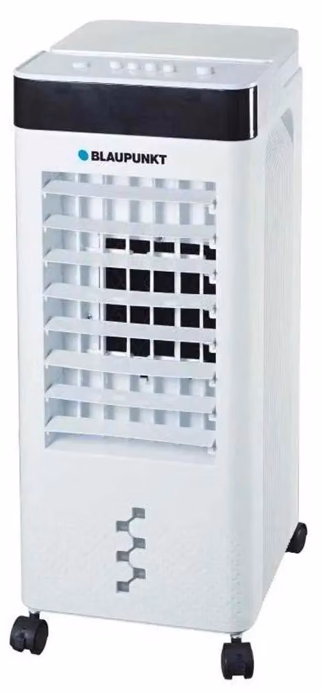 Climatizador y humidificador evaporativo portátil Blaupunkt BP2016 monobloc en color transparente y blanco con depósito de 8l