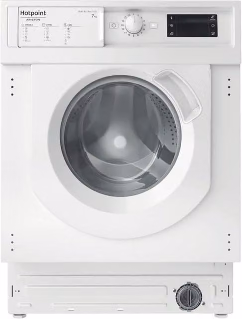 Lavadora de carga frontal integrada Hotpoint Ariston WMHG 71483 EU N, 7 kg, 1400 rpm, Blanco
