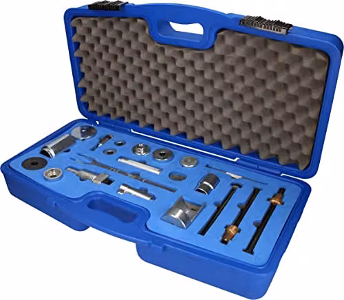 Maletín de reparación de pinzas de freno KS Tools de 24 piezas en acero