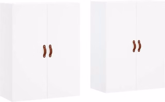 Armario de pared Helloshop26 de estilo moderno en color blanco, An/P/Al: 69,5 x 34 x 90 cm