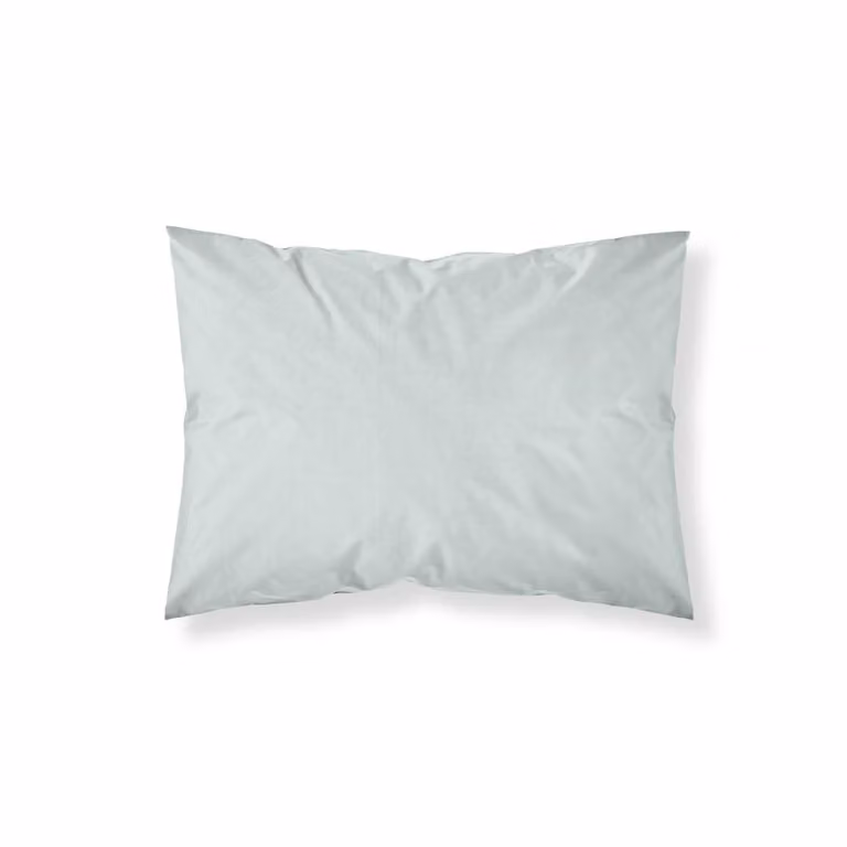 Funda de almohada de algodón de 200 hilos en tejido percalé, color verde multicolor, 65 x 65 cm