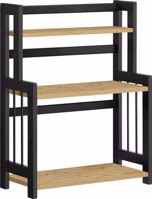 Armario de especias artesanal AKORD en color negro de estilo industrial fabricado en madera y MDF An/P/Al: 41 x 18 x 53 cm