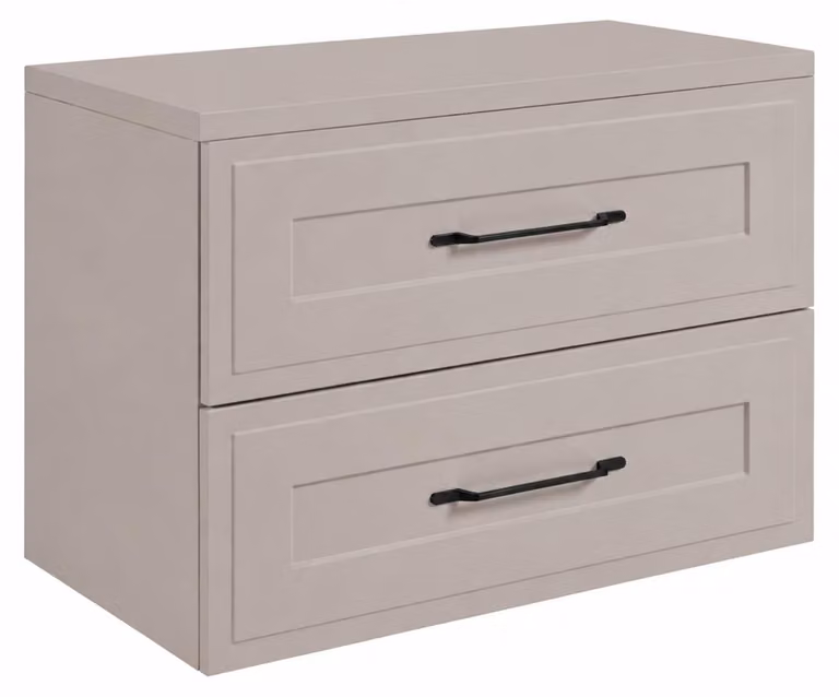 Mueble de baño suspendido 3E 3xE living.com moderno en color negro con cajones y puertas de cierre suave, acabado en chapa de madera mate. An/P/Al: 80 x 46 x 58,6 cm