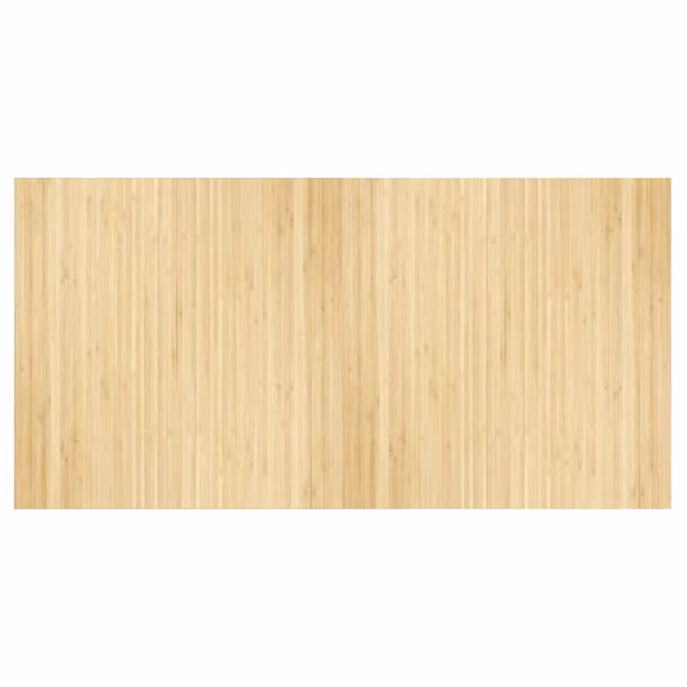 Alfombra rectangular de bambú y polipropileno vidaXL color beige An/P: 100 x 200 cm